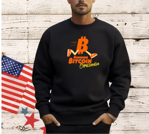 Running bitcoin challenge T-shirt