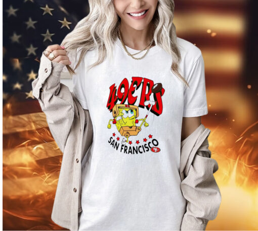 San Francisco 49ers Super Bowl LVIII x Spongebob Squarepants T-shirt