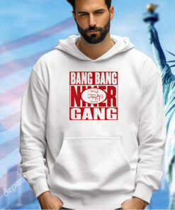 San Francisco 49ers bang bang niner gang football T-shirt