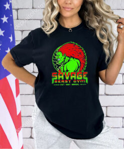 Savage Beast Gym Blanka Street Fighter est 1991 Brazil T-shirt