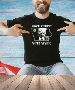 Save Trump Vote Vivek Iowa Map T-shirt