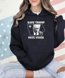 Save Trump Vote Vivek Iowa Map T-shirt