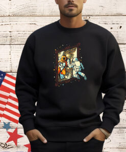 Scuba diver astronaut painting T-shirt