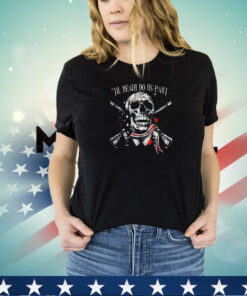 Skull ’til death do us part USA flag shirt