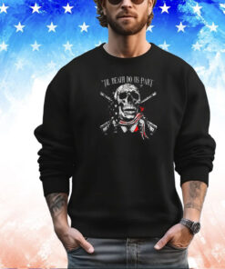 Skull ’til death do us part USA flag shirt