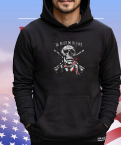 Skull ’til death do us part USA flag shirt