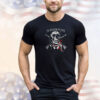 Skull ’til death do us part USA flag shirt