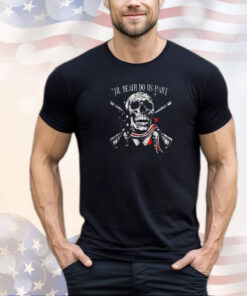 Skull ’til death do us part USA flag shirt