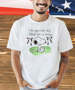 Snoopy Peanuts is the dog mitski bet on losing T-shirt