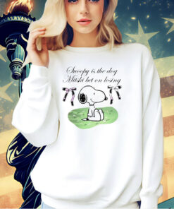 Snoopy Peanuts is the dog mitski bet on losing T-shirt