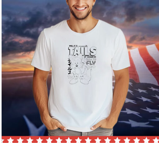 Sonic the Hedgehog miles tails prower time to fly shirt