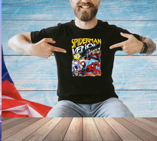 Spiderman VS Venom comic T-shirt