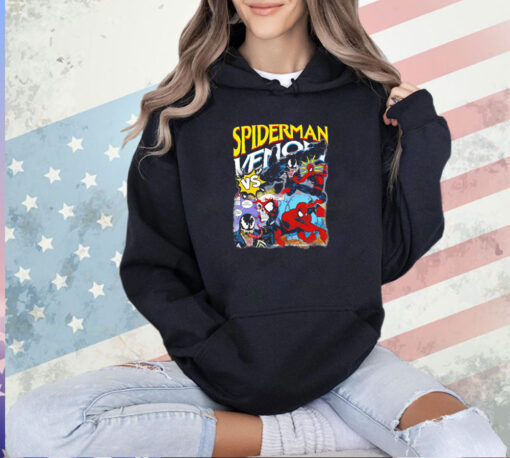 Spiderman VS Venom comic T-shirt