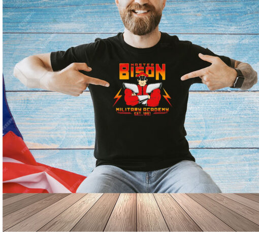 Street Fighter Master Bison Military Academy est 1991 Mriganka Island T-shirt