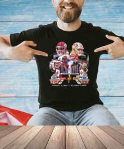 Super Bowl Lviii Kansas City Chiefs Vs San Francisco 49ers February 11 2024 Allegiant Stadium T-Shirt