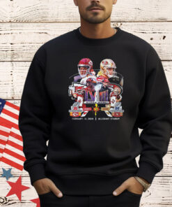 Super Bowl Lviii Kansas City Chiefs Vs San Francisco 49ers February 11 2024 Allegiant Stadium T-Shirt