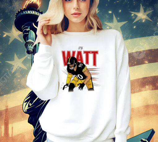 T.J. Watt heavyweight cartoon T-shirt