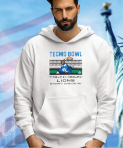 Tecmo Bowl Touchdown Detroit Lions Barry Sanders T-shirt