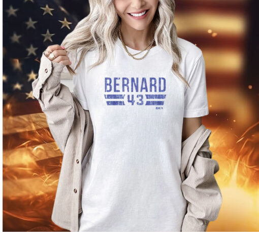 Terrel Bernard Buffalo Font T-shirt