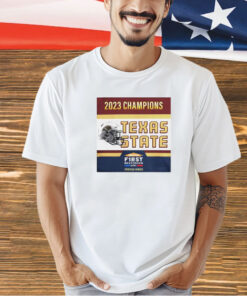 Texas State Bobcats Football 2023 First Responder Bowl Champions T-shirt