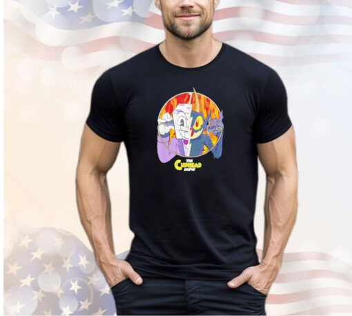 The Cuphead Show King Dice And The Devil Split shirt