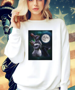 Three bunny moon T-shirt