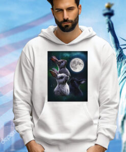 Three bunny moon T-shirt