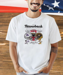 Throwback Showdown 2023 Missouri Tigers vs Kansas State Wildcats game day T-shirt