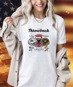 Throwback Showdown 2023 Missouri Tigers vs Kansas State Wildcats game day T-shirt