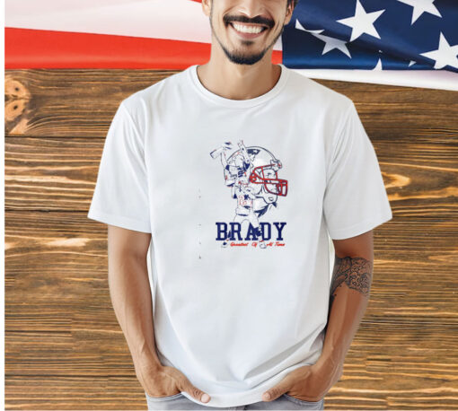 Tom Brady Greatest of all time T-shirt