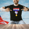 USA Bald Eagle gold medal world champs 2024 T-shirt