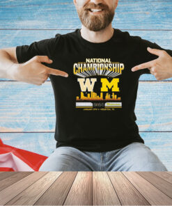 Washington Huskies Vs Michigan Wolverines 2024 National Championship T-shirt