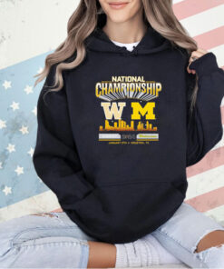 Washington Huskies Vs Michigan Wolverines 2024 National Championship T-shirt