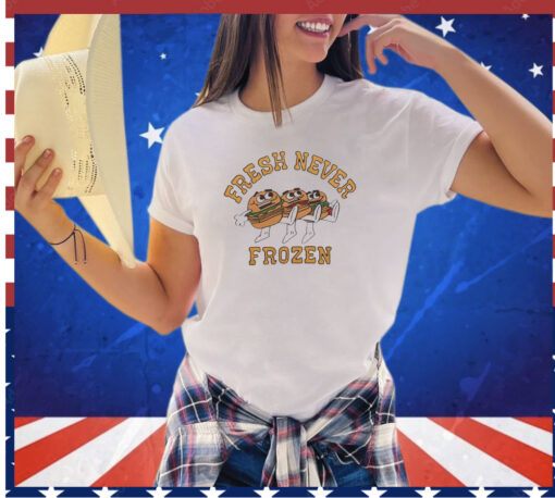 Wendy’s Hamburger fresh never frozen shirt