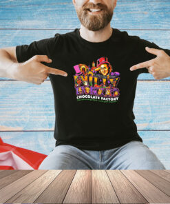 Willy Wonka greetings from the Chocolate Factory come with me and you’ll be in a world of pure imagination T-shirt
