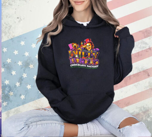 Willy Wonka greetings from the Chocolate Factory come with me and you’ll be in a world of pure imagination T-shirt