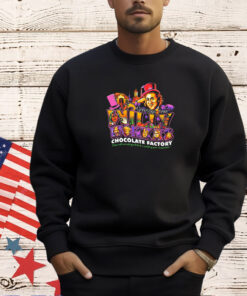 Willy Wonka greetings from the Chocolate Factory come with me and you’ll be in a world of pure imagination T-shirt