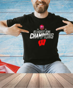Wisconsin Badgers 2024 Reliaquest Bowl Champions T-shirt