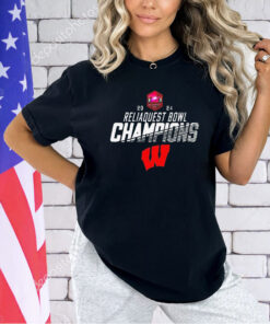 Wisconsin Badgers 2024 Reliaquest Bowl Champions T-shirt