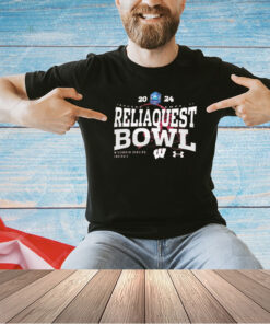 Wisconsin Badgers 2024 Reliaquest Bowl T-shirt