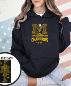Wolverines 23-24 National Champs National Championships t-Shirt