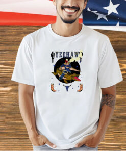 Yeehaw cowboy gator T-shirt