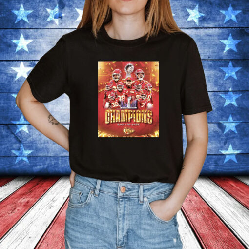 Chiefs Back To Back Super Bowl Winners 2024 T-Shirt