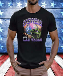 Usher Super Bowl LVIII Collection Mitchell & Ness Black Event Night T-Shirt