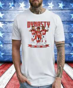Chiefs Dynasty Caricatures World Champs 2024 T-Shirt
