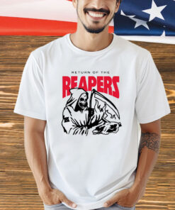 Aaron Ladd wearing return of the reapers shirt