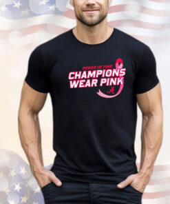 Alabama Crimson Tide Youth Power of Pink Champions Wear Pink T-shirt