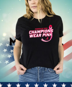 Alabama Crimson Tide Youth Power of Pink Champions Wear Pink T-shirt