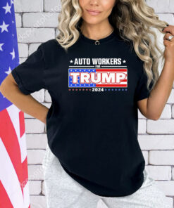 Auto workers for Trump 2024 shirt