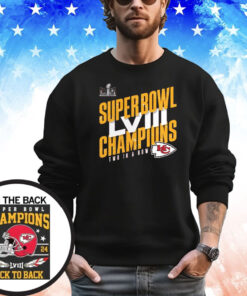 Offcial Back To Back Chiefs Champions SuperBowl LVIII Shirt